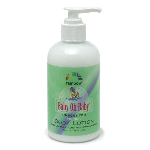 Rainbow Research Baby Oh Baby Body Lotion, Unscented - 8 Oz